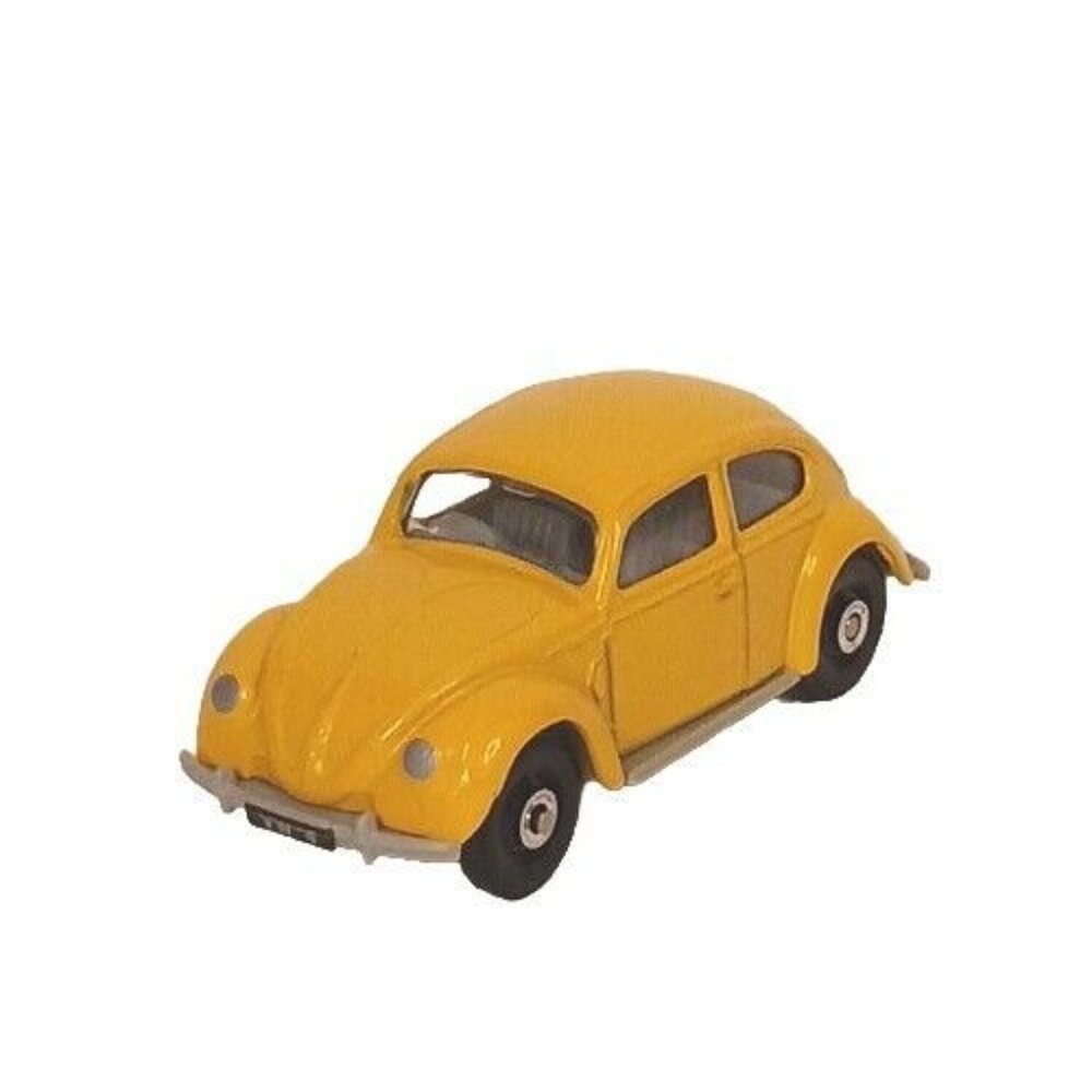 Corgi Volkswagon Split-Back Beetle VW Sedan Diecast Vintage 1:64 Yellow Britain